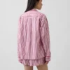 Pyjamaskjorte i poplin