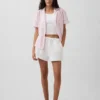 Pyjamaskjorte i poplin