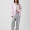 Pyjamaskjorte i poplin