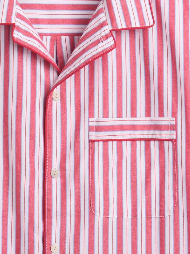 Pyjamaskjorte i poplin