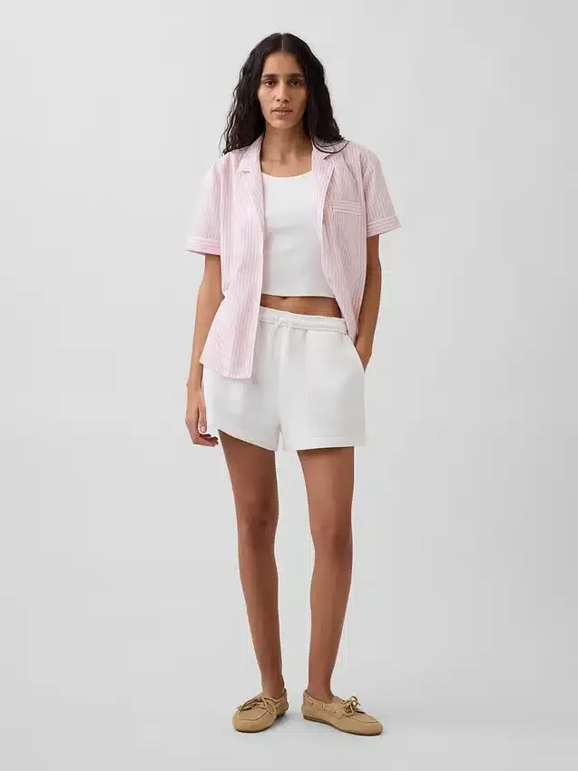 Pyjamaskjorte i poplin