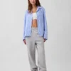 Pyjamaskjorte i poplin