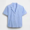 Pyjamaskjorte i poplin