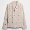 Pyjamaskjorte i poplin