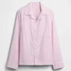 Pyjamaskjorte i poplin