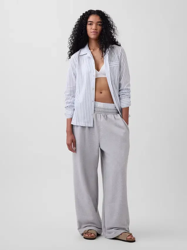 Pyjamaskjorte i poplin