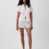 Pyjamaskjorte i poplin