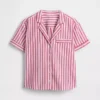 Pyjamaskjorte i poplin