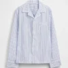 Pyjamaskjorte i poplin