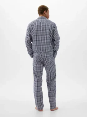 Pysjamaser i poplin for voksne