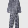 Pysjamaser i poplin for voksne