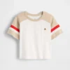 Raglan-fotball-T-skjorte for Baby og Småbarn