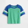 Raglan-fotball-T-skjorte for Baby og Småbarn