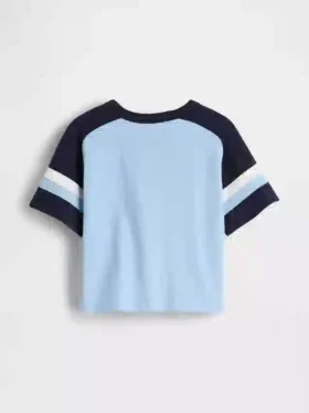 Raglan-fotball-T-skjorte for Baby og Småbarn