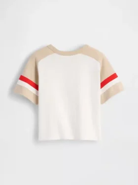 Raglan-fotball-T-skjorte for Baby og Småbarn