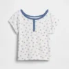 Raglan-henley-T-skjorte for barn