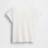 Raglan-henley-T-skjorte for barn