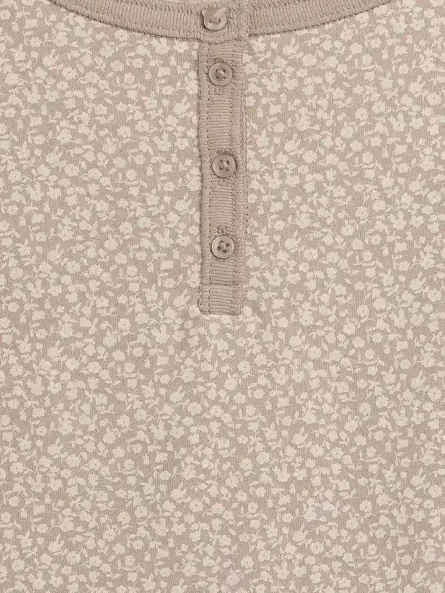 Raglan-henley-T-skjorte for barn