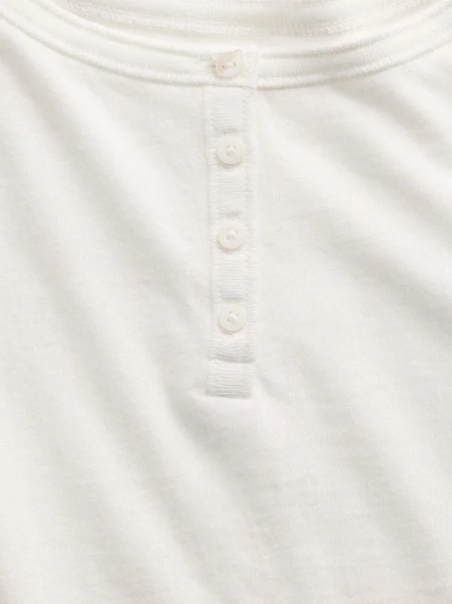 Raglan-henley-T-skjorte for barn