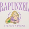 Rapunzel-T-skjorte med trykk for småbarn