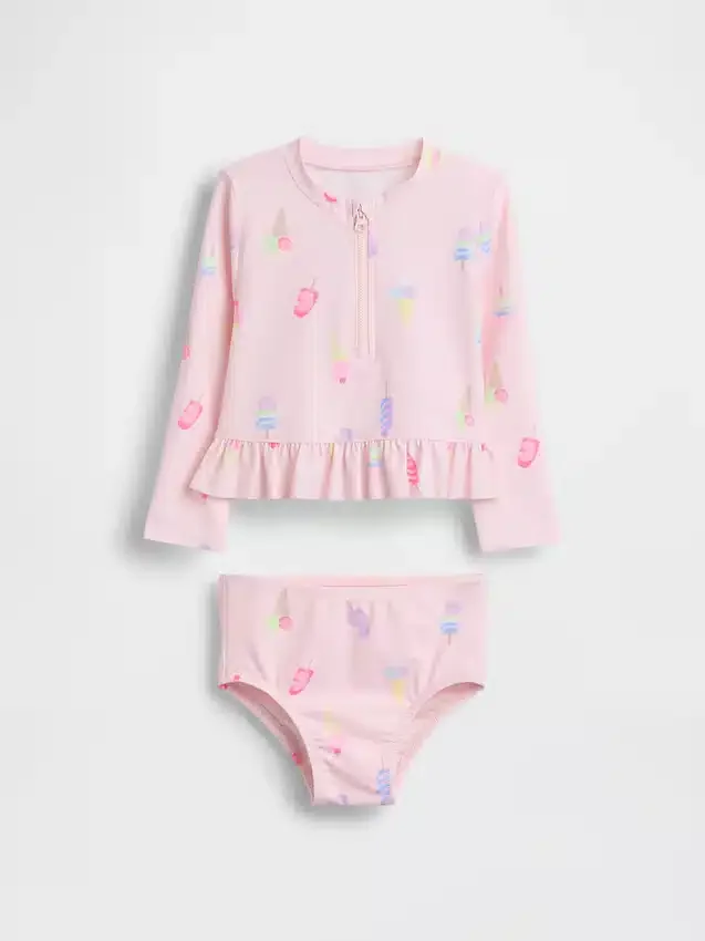 Rashguard-badesett for Baby og Småbarn