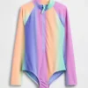 Rashguard-heldrakt i ett stykke for barn
