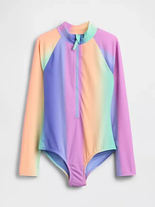Rashguard-heldrakt i ett stykke for barn