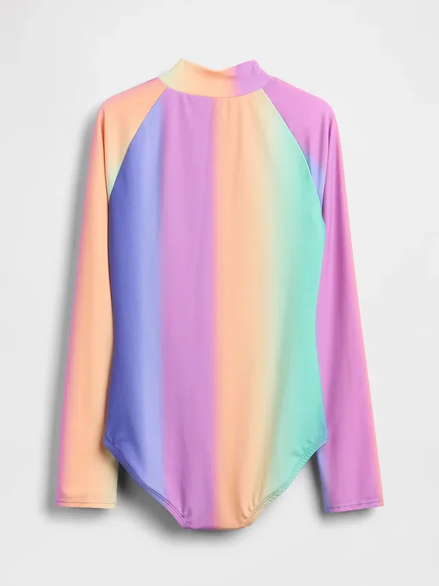Rashguard-heldrakt i ett stykke for barn