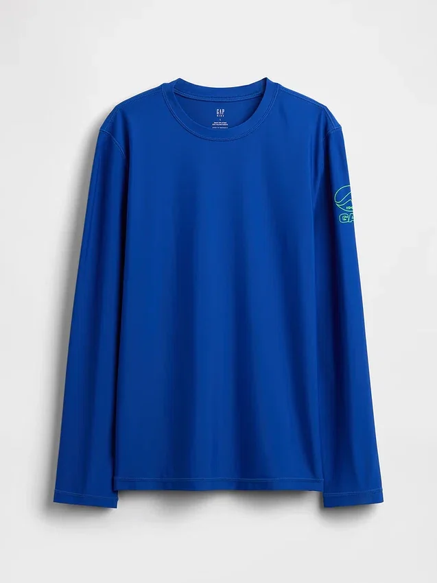 Rashguard med logo for barn