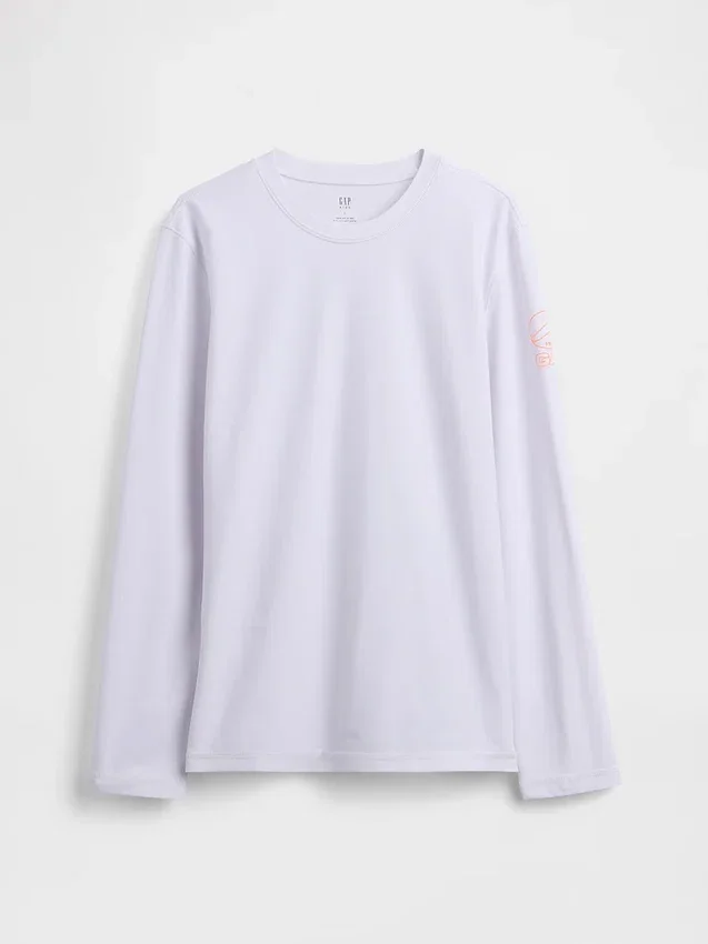 Rashguard med logo for barn