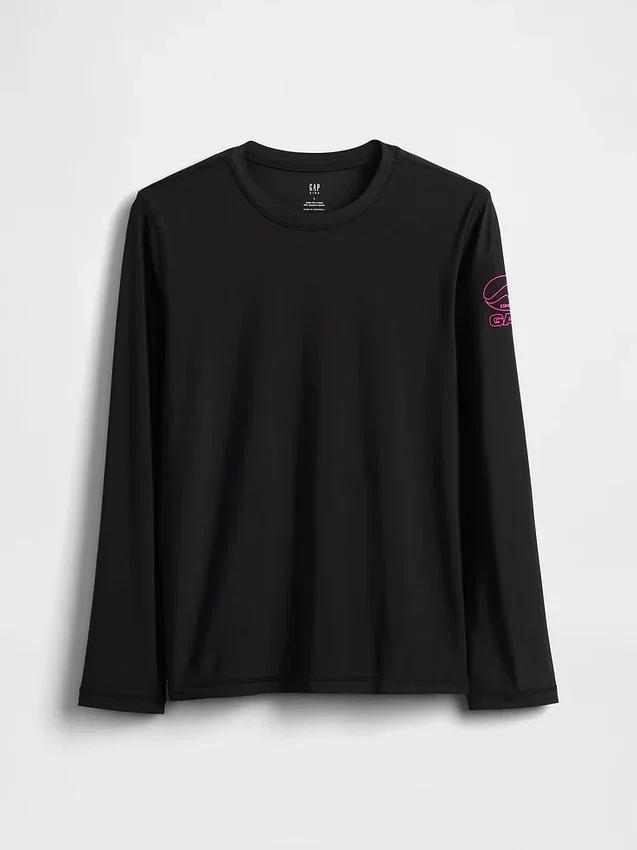 Rashguard med logo for barn