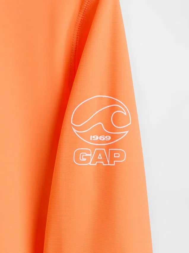 Rashguard med logo for barn