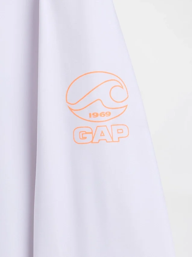 Rashguard med logo for barn