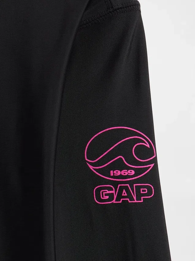 Rashguard med logo for barn