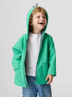 Regnjakke med dinosaurmotiv for Baby og Småbarn