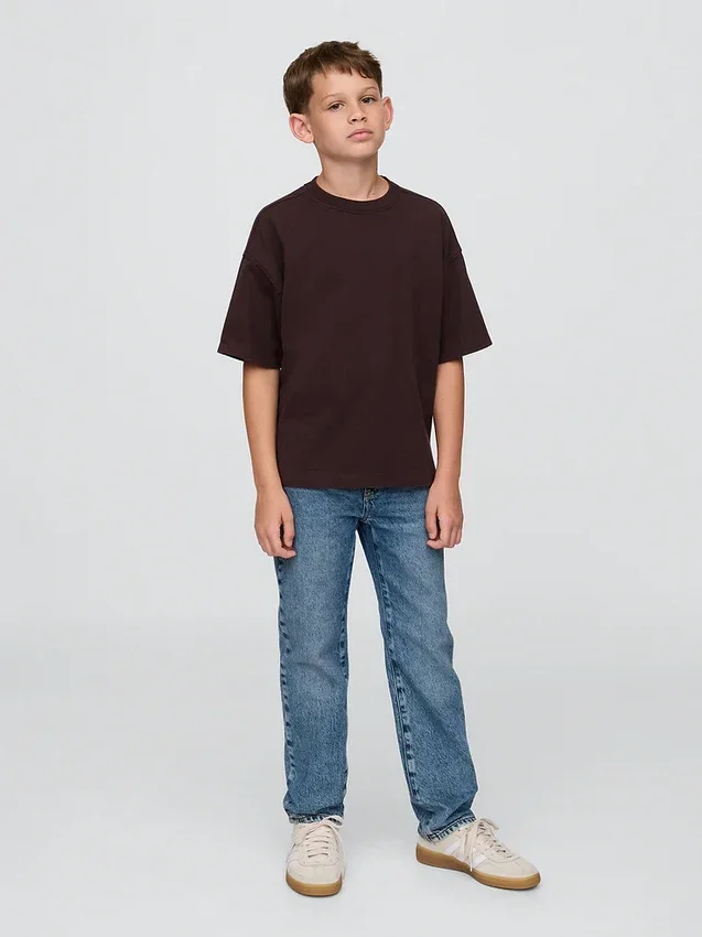 Relaxed Straight-Jeans for barn