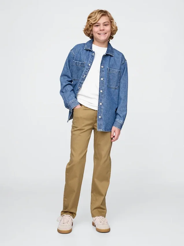 Relaxed Straight-Jeans for barn
