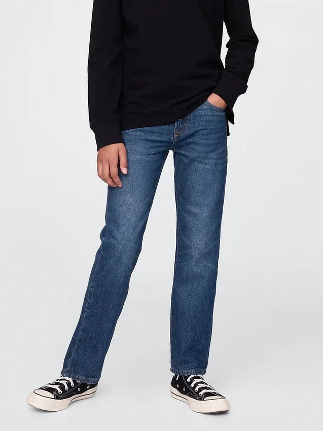 Relaxed Straight-Jeans for barn