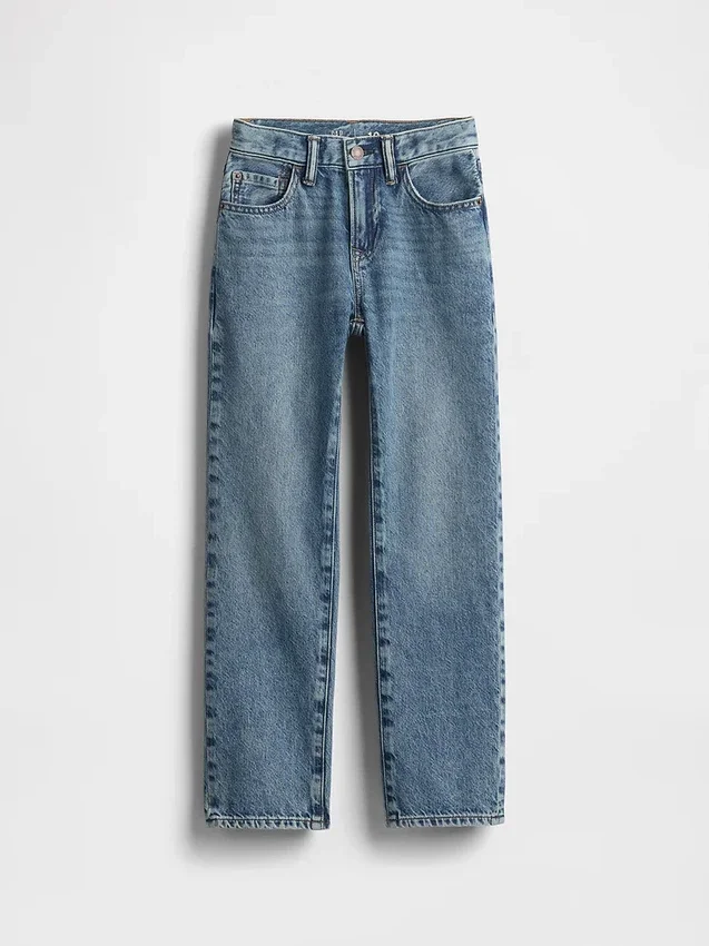 Relaxed Straight-Jeans for barn