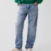 Relaxed Straight-Jeans for barn