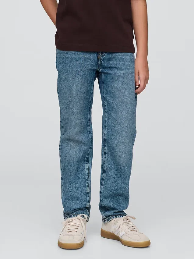 Relaxed Straight-Jeans for barn