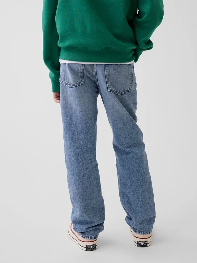 Relaxed Straight-Jeans for barn