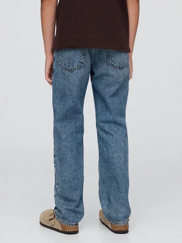 Relaxed Straight-Jeans for barn