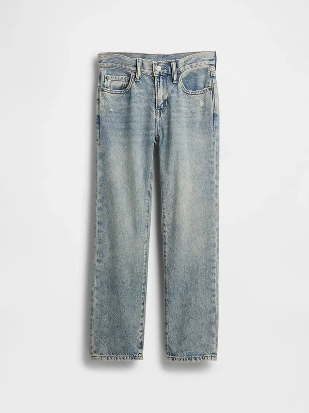 Relaxed Straight-Jeans for barn