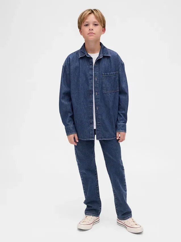 Rette jeans for barn