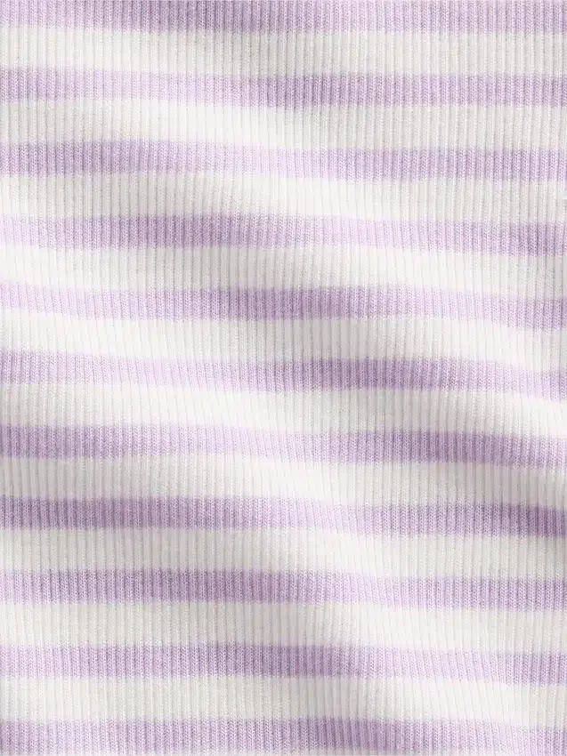 Ribbet T-skjorte for barn