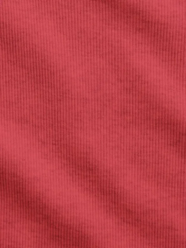 Ribbet T-skjorte for barn