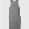 Ribbet tank-top (2-pakning)