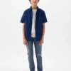 Rip & Repair Slim-Jeans for barn