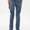 Rip & Repair Slim-Jeans for barn